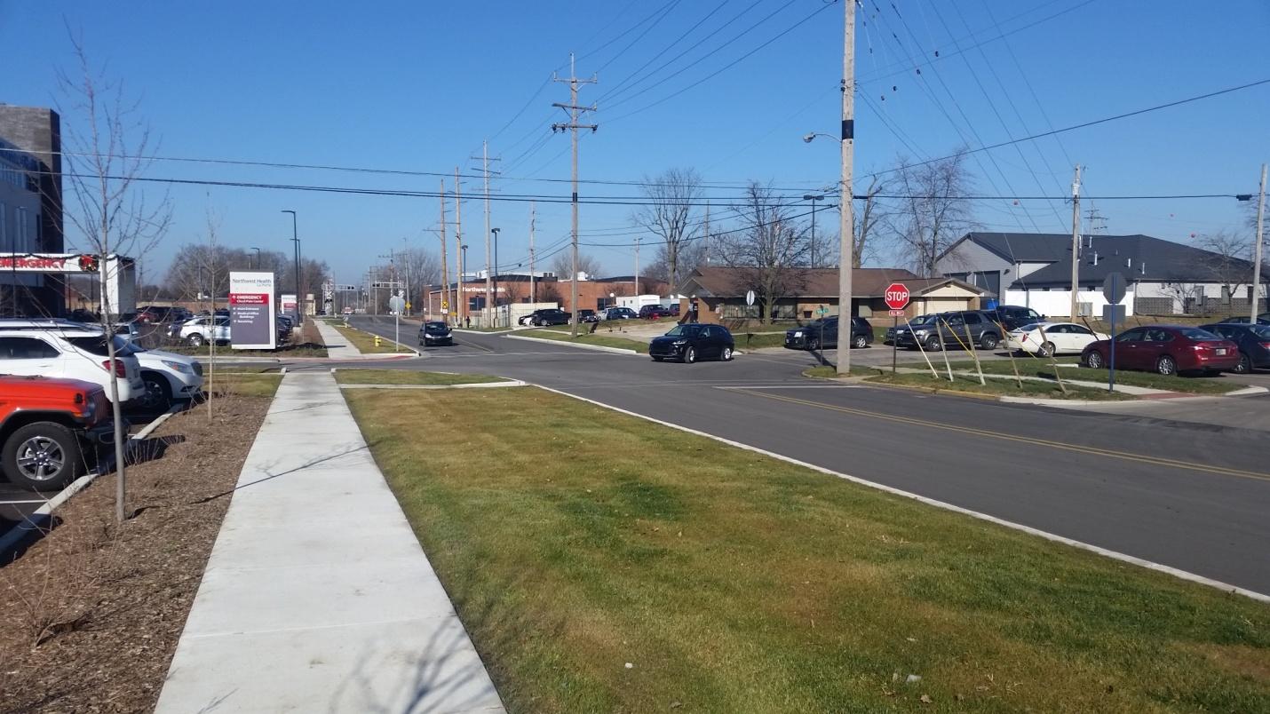 Long view - Intersection of State and Tyler from Tyler Street northbound.